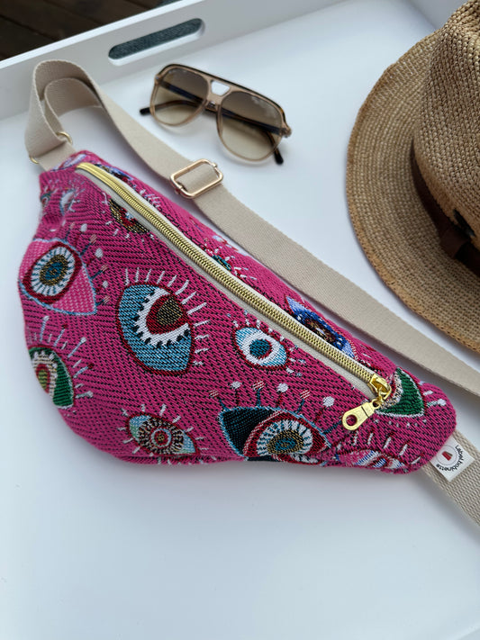 Sac Banane Regards rose